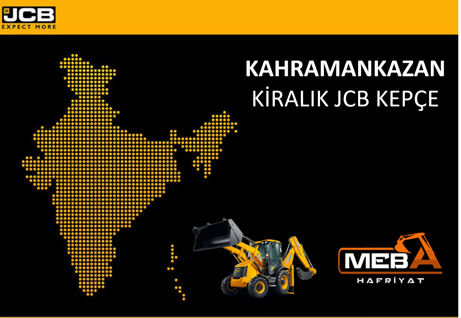 Kahramankazan Kiralık JCB Kepçe